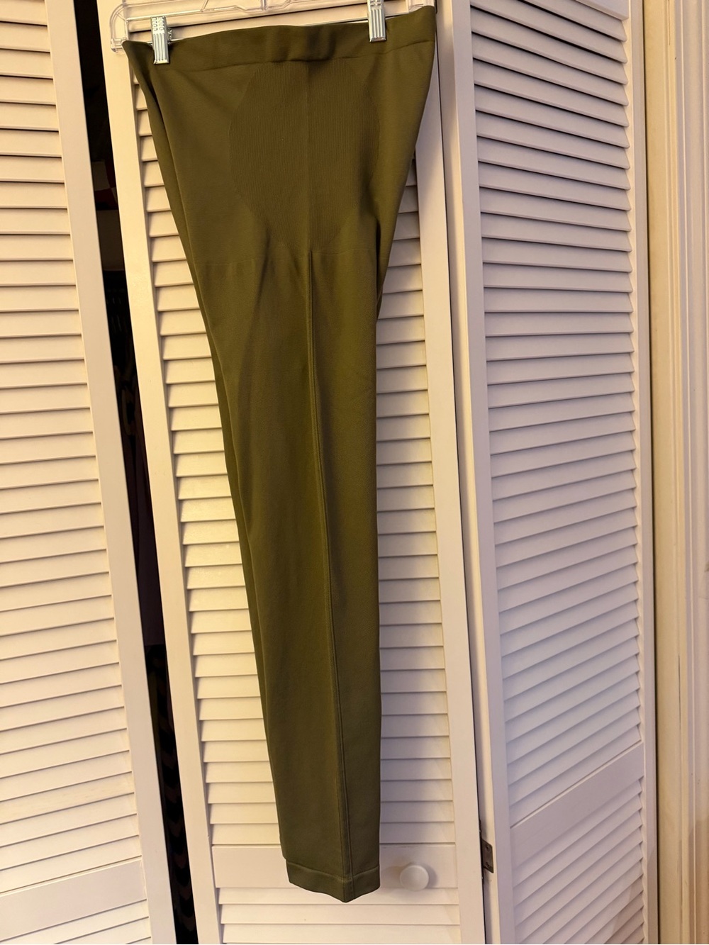 Shapermint Olive Green Straight-Leg High Waist Pants 2X.